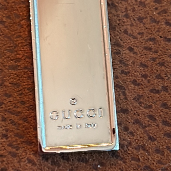 Gucci Vintage Silver Plated pendant on 23.5 inch Chain - Picture 5 of 6